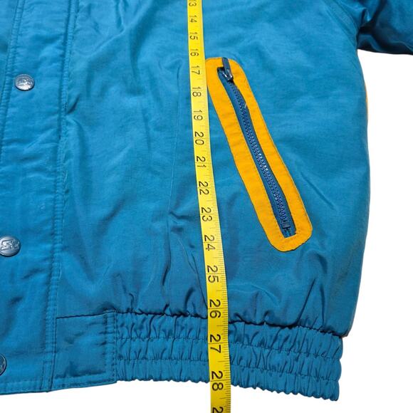 Vintage Jacksonville Jaguars Starter Puffer Jacket Original Logo Men's Large 90s - Picture 7 of 11